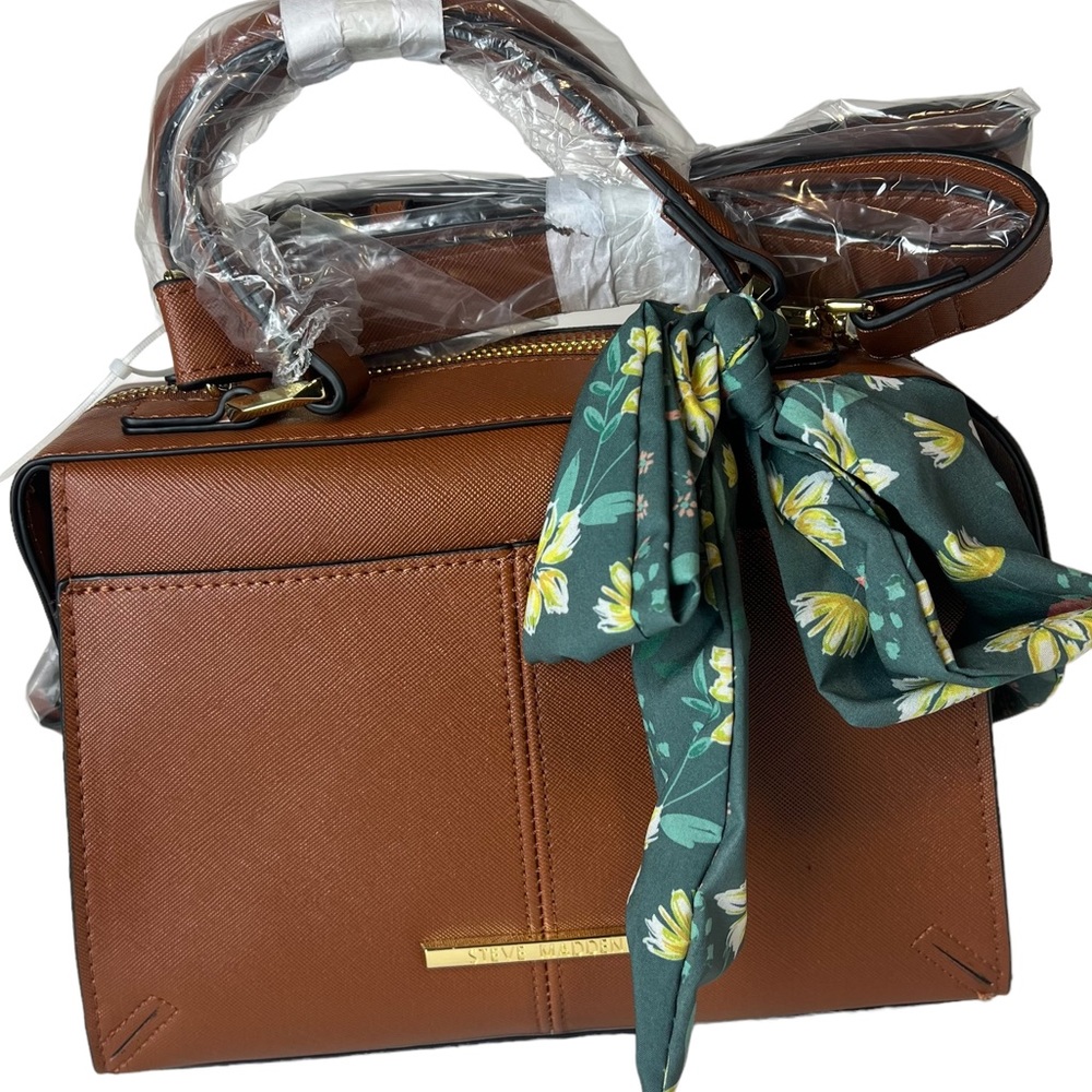 Steve Madden Cognac Breese Crossbody Purse - Picture 4 of 13